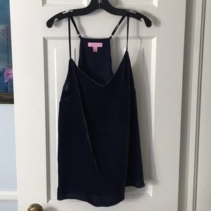 Lilly Pulitzer Dusk Racerback Velvet Top